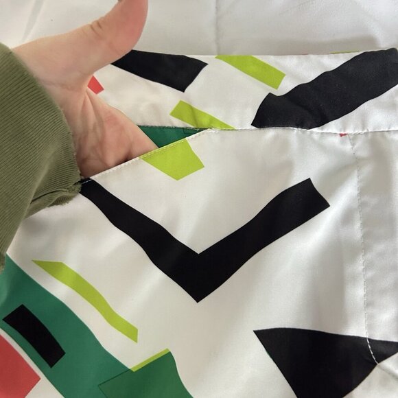 Tail White Label Womens 2 Skirt Skort Geometric Green Pink Golf Tennis Pockets - Picture 2 of 10